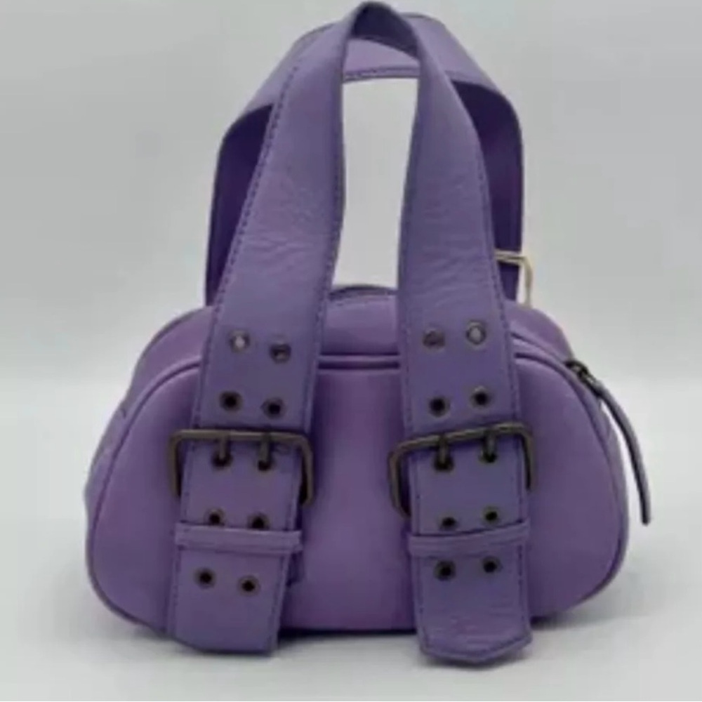 NWT Free People Say Yes Bag Lavender Leather Purse New $78 retail - Picture 6 of 7